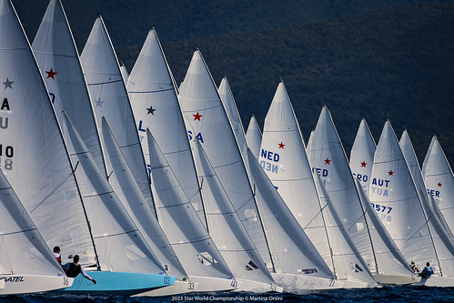 Star boat sailing